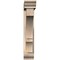Ekena Millwork Balboa Traditional Smooth Bracket w/ Offset Brace, Douglas Fir, 5 1/2"W x 26"D x 30"H BKT0604X26X30BOA01SDF - alternate 3